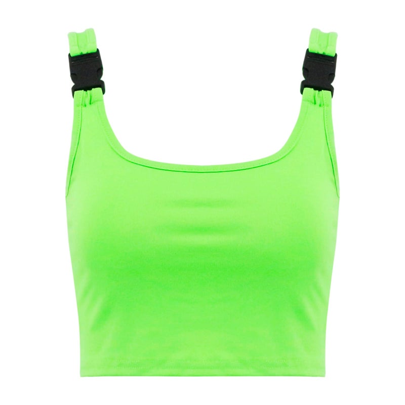 Mocure Sexy Neon Sleeveless Rave Crop Tops Trendy Colored Tank Bustier Top for Club Festival Party - Image 4
